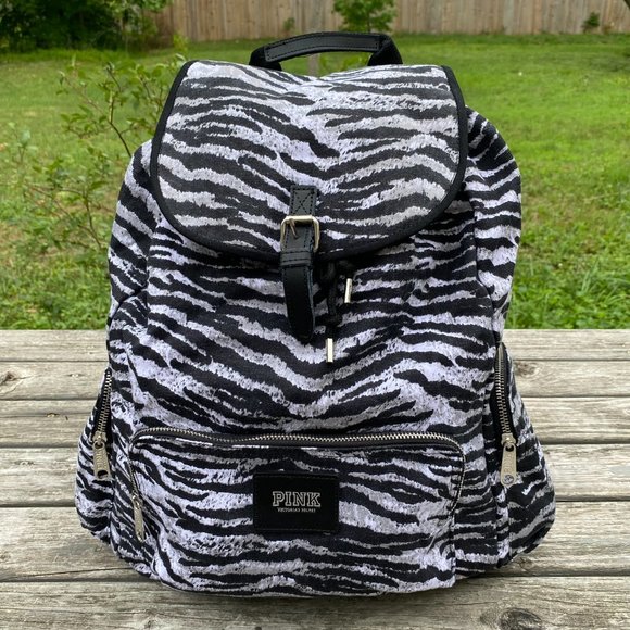 Victoria's Secret PINK Zebra Backpack *RARE* - Picture 3 of 16